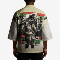 Huey P. Newton Kimono Black Panther Collage Design Civil Rights Movement Theme Revolutionary Tribute - Wonder Print Shop