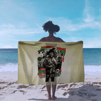Huey P. Newton Sarong Black Panther Collage Design Civil Rights Movement Theme Revolutionary Tribute - Wonder Print Shop