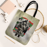 Huey P. Newton Tote Bag Black Panther Collage Design Civil Rights Movement Theme Revolutionary Tribute - Wonder Print Shop