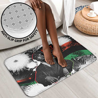Huey P. Newton Bathroom Set Revolutionary Portrait - Panther Graphic Surrender to the Revolution Quote - Wonder Print Shop