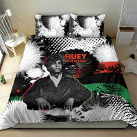 Huey P. Newton Bedding Set Revolutionary Portrait - Panther Graphic Surrender to the Revolution Quote - Wonder Print Shop