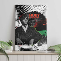 Huey P. Newton Canvas Wall Art Revolutionary Portrait - Panther Graphic Surrender to the Revolution Quote - Wonder Print Shop