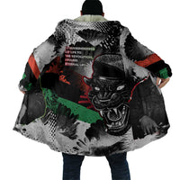 Huey P. Newton Cloak Revolutionary Portrait - Panther Graphic Surrender to the Revolution Quote - Wonder Print Shop