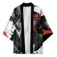 Huey P. Newton Kimono Revolutionary Portrait - Panther Graphic Surrender to the Revolution Quote - Wonder Print Shop