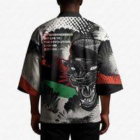 Huey P. Newton Kimono Revolutionary Portrait - Panther Graphic Surrender to the Revolution Quote - Wonder Print Shop