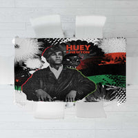 Huey P. Newton Tablecloth Revolutionary Portrait - Panther Graphic Surrender to the Revolution Quote - Wonder Print Shop