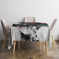 Huey P. Newton Tablecloth Revolutionary Portrait - Panther Graphic Surrender to the Revolution Quote - Wonder Print Shop