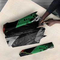 Huey P. Newton Umbrella Revolutionary Portrait - Panther Graphic Surrender to the Revolution Quote - Wonder Print Shop