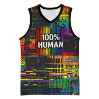 100% Human Basketball Jersey Born to Be Authentic