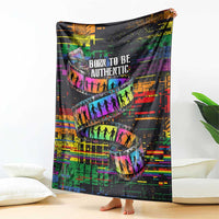 100% Human Blanket Born to Be Authentic