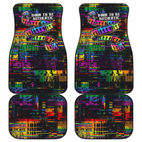 100% Human Car Mats Born to Be Authentic