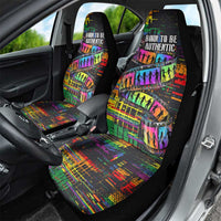 100% Human Car Seat Cover Born to Be Authentic