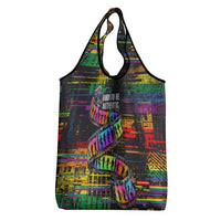 100% Human Grocery Bag Born to Be Authentic