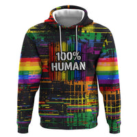 100% Human Hoodie Born to Be Authentic