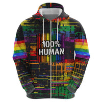 100% Human Hoodie Born to Be Authentic