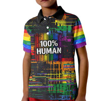 100% Human Kid Polo Shirt Born to Be Authentic