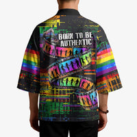 100% Human Kimono Born to Be Authentic