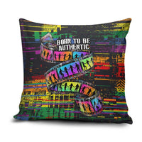 100% Human Pillow Cover Born to Be Authentic