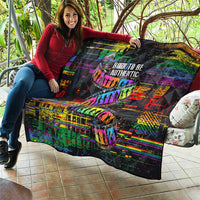 100% Human Quilt Born to Be Authentic