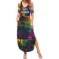 100% Human Summer Maxi Dress Born to Be Authentic