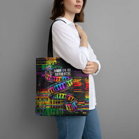 100% Human Tote Bag Born to Be Authentic