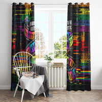 100% Human Window Curtain Born to Be Authentic