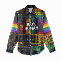 100% Human Women Casual Shirt Born to Be Authentic