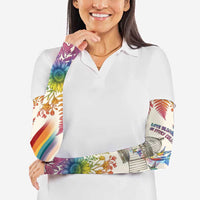Love Blooms in Every Color Arm Sleeves Nature Rainbow of Freedom