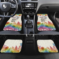 Love Blooms in Every Color Car Mats Nature Rainbow of Freedom