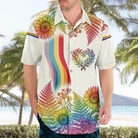 Love Blooms in Every Color Hawaiian Shirt Nature Rainbow of Freedom