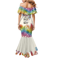 Love Blooms in Every Color Mermaid Dress Nature Rainbow of Freedom