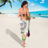 Love Blooms in Every Color Sarong Nature Rainbow of Freedom