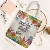 Love Blooms in Every Color Tote Bag Nature Rainbow of Freedom