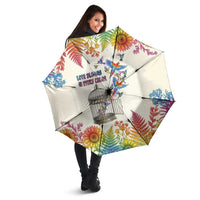Love Blooms in Every Color Umbrella Nature Rainbow of Freedom