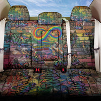Pride Graffiti Wall Back Car Seat Cover Speak Your Truth, Embrace Your Color