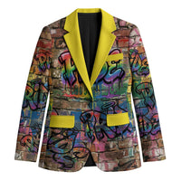 Pride Graffiti Wall Blazer Speak Your Truth, Embrace Your Color