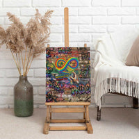 Pride Graffiti Wall Canvas Wall Art Speak Your Truth, Embrace Your Color