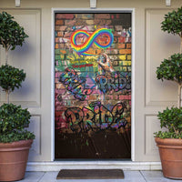 Pride Graffiti Wall Door Cover Speak Your Truth, Embrace Your Color