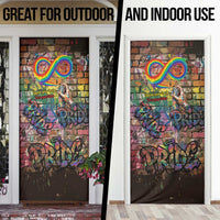 Pride Graffiti Wall Door Cover Speak Your Truth, Embrace Your Color