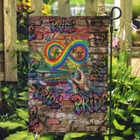 Pride Graffiti Wall Garden Flag Speak Your Truth, Embrace Your Color