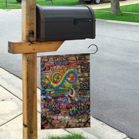 Pride Graffiti Wall Garden Flag Speak Your Truth, Embrace Your Color