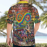 Pride Graffiti Wall Hawaiian Shirt Speak Your Truth, Embrace Your Color
