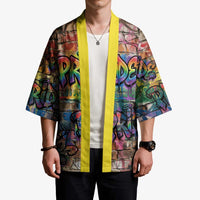 Pride Graffiti Wall Kimono Speak Your Truth, Embrace Your Color