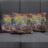 Pride Graffiti Wall Pillow Cover Speak Your Truth, Embrace Your Color