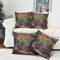 Pride Graffiti Wall Pillow Cover Speak Your Truth, Embrace Your Color