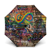 Pride Graffiti Wall Umbrella Speak Your Truth, Embrace Your Color