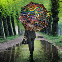 Pride Graffiti Wall Umbrella Speak Your Truth, Embrace Your Color