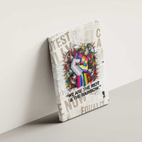 Loud & Proud Canvas Wall Art Riot and the Rainbow Protest Art