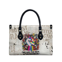 Loud & Proud Leather Bag Riot and the Rainbow Protest Art