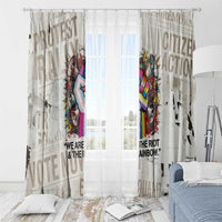 Loud & Proud Window Curtain Riot and the Rainbow Protest Art